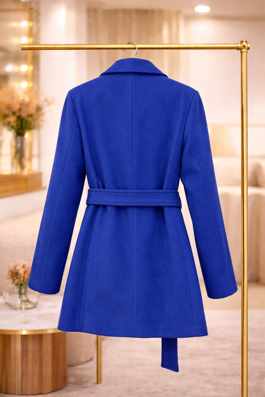 Ted Baker Short Wool Wrap Cashmere Coat